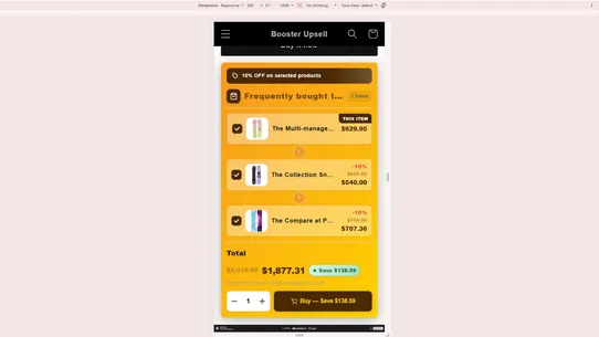 Booster Upsell &amp; Post Purchase screenshot