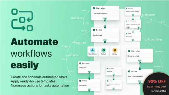 Workflow Automation—React Flow screenshot