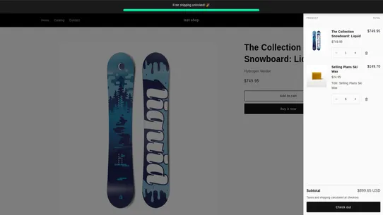 ShipBar ‑ Free Shipping Bar screenshot