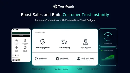 Trust Badges &amp; Icons TrustMark screenshot