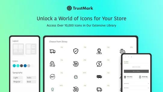 Trust Badges &amp; Icons TrustMark screenshot