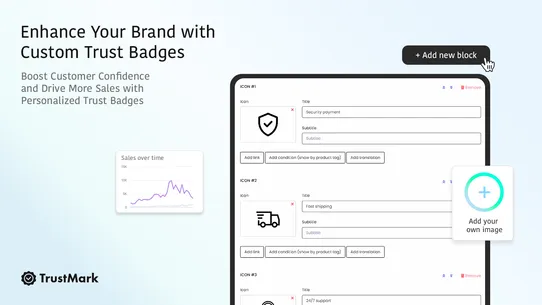 Trust Badges &amp; Icons TrustMark screenshot