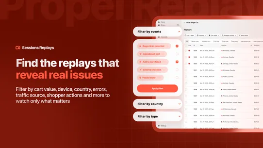 Propel Replay, Survey, Heatmap screenshot