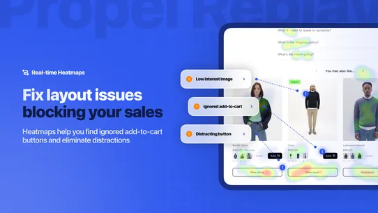 Propel Replay, Survey, Heatmap screenshot