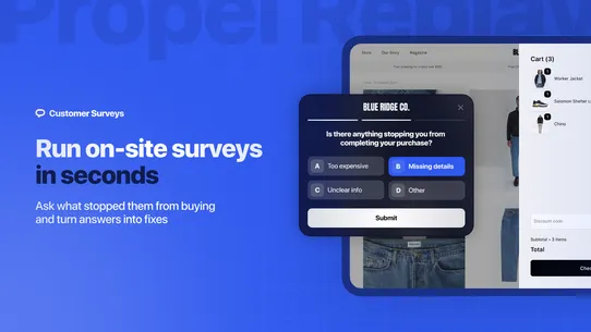 Propel Replay, Survey, Heatmap screenshot