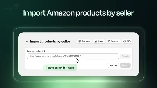 Reputon Amazon Importer screenshot