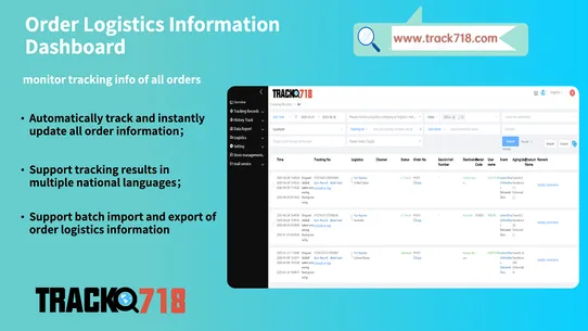 TRACK718 Order Track &amp; Email screenshot