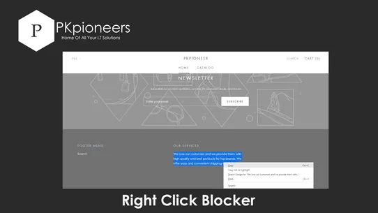 Pioneer Right Click Blocker screenshot