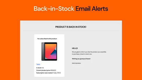 SpurIT Back in Stock Alerts screenshot