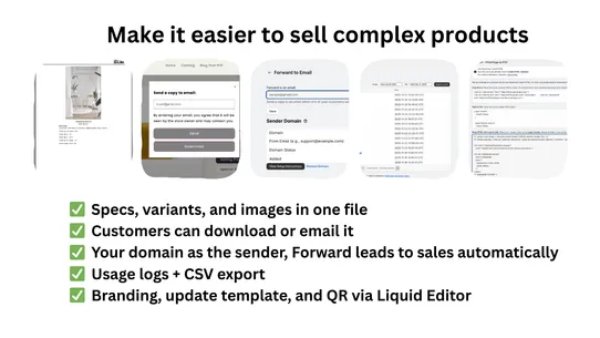 LitPDP Product Datasheets PDF screenshot