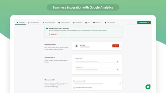 Analyzely ‑ Google Analytics 4 screenshot