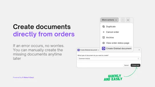 iDoklad • Integration screenshot