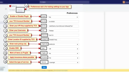 Official TCS Courier App screenshot