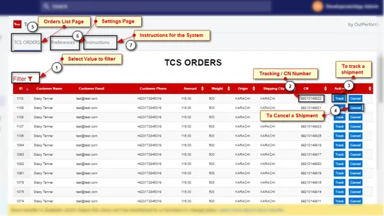 Official TCS Courier App screenshot