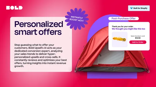 BOLD AI Upsell &amp; Cross‑Sell screenshot