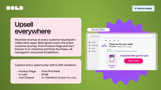 BOLD AI Upsell &amp; Cross‑Sell screenshot