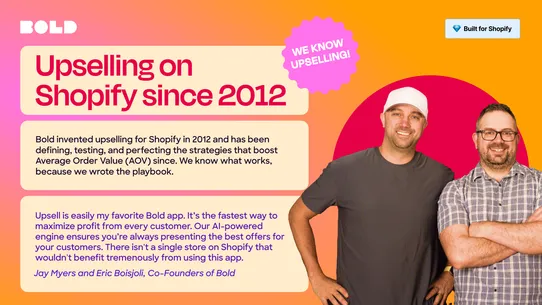 BOLD AI Upsell &amp; Cross‑Sell screenshot