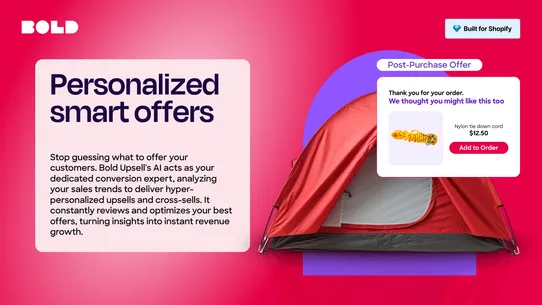 BOLD AI Upsell &amp; Cross‑Sell screenshot