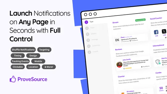 ProveSource: Sales Pop Ups screenshot