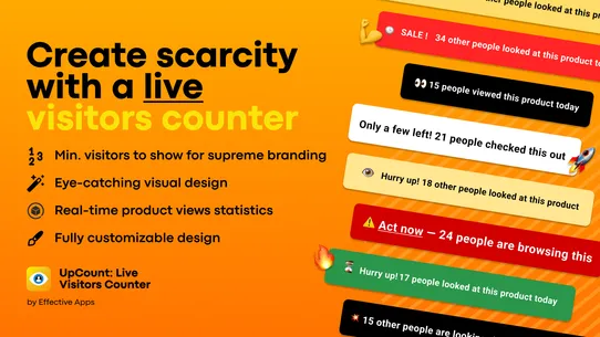 Livo: Scarcity Visitor Counter screenshot