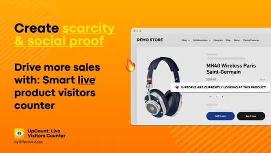 Livo: Scarcity Visitor Counter screenshot