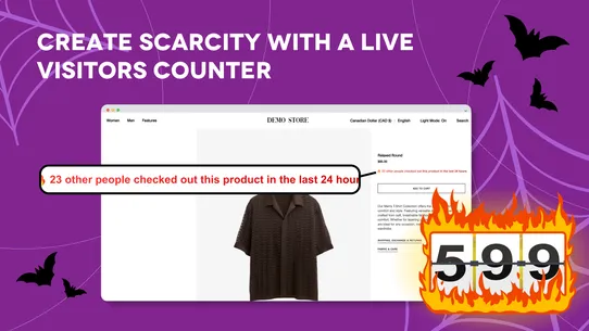 Livo: Scarcity Visitor Counter screenshot