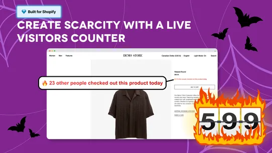 Livo: Scarcity Visitor Counter screenshot