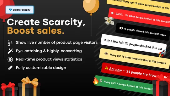 Livo: Scarcity Visitor Counter screenshot