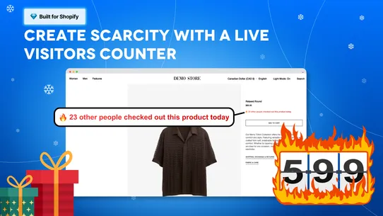 Livo: Scarcity Visitor Counter screenshot