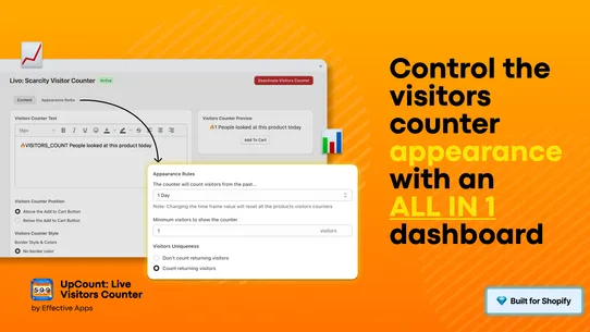 Livo: Scarcity Visitor Counter screenshot