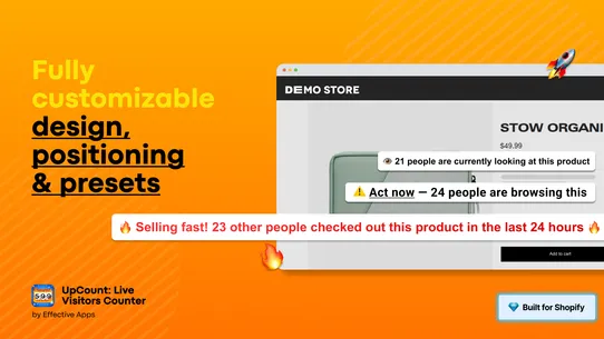Livo: Scarcity Visitor Counter screenshot