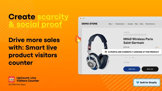 Livo: Scarcity Visitor Counter screenshot