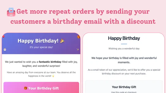 Happy Birthday ‑ DA screenshot