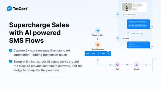 TxtCart AI: SMS Marketing screenshot