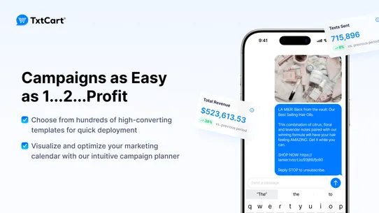 TxtCart: SMS Marketing &amp; AI screenshot