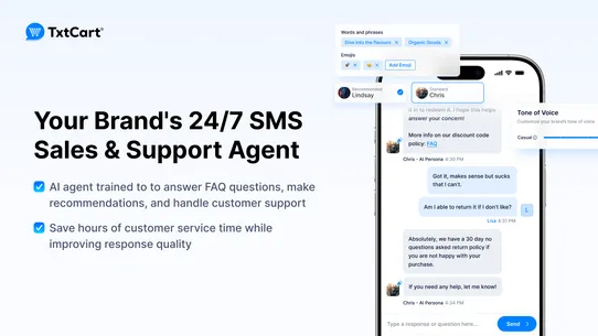 TxtCart: SMS Marketing &amp; AI screenshot