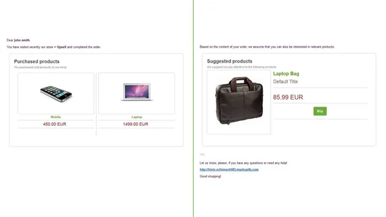 SpurIT Upsell Email Marketing screenshot