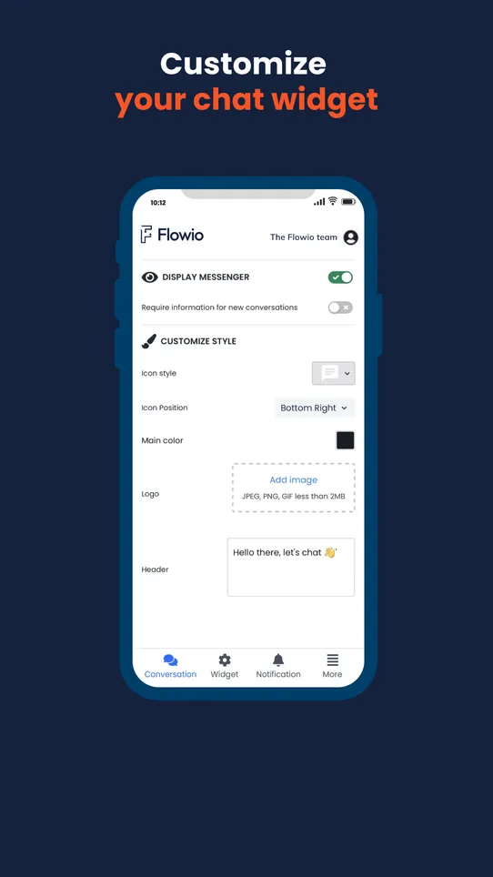 Flowio Email Marketing, Pop Up screenshot