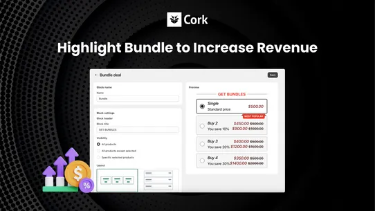 Cork ‑ Product Bundle App screenshot