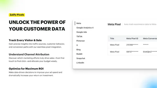 Zalify Pixels, Popups &amp; Emails screenshot