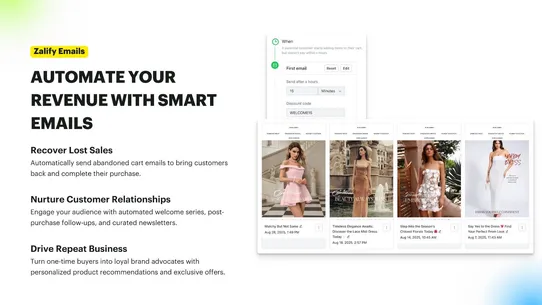 Zalify Pixels, Popups &amp; Emails screenshot