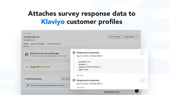 Simesy Customer Surveys &amp; NPS screenshot