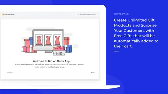 Webkul Gift On Order screenshot