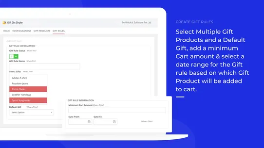 Webkul Gift On Order screenshot