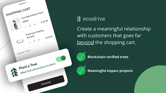 Ecodrive: Plant Verified Trees screenshot