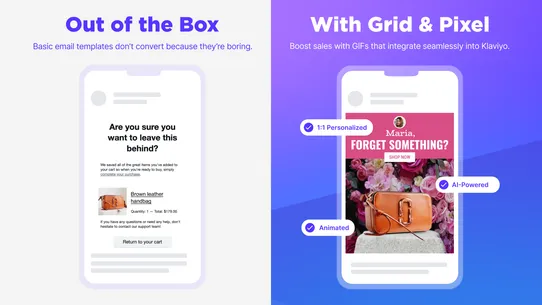 Grid &amp; Pixel Email Templates screenshot