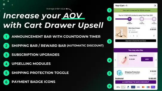 IA ‑ Cart Drawer Cart Upsell screenshot