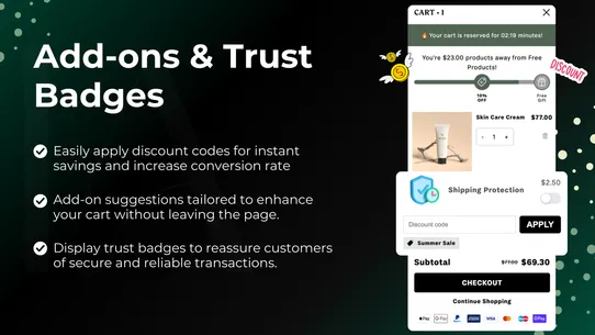 IA ‑ Cart Drawer Cart Upsell screenshot