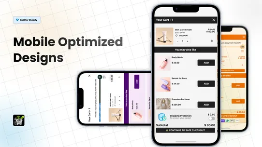 IA Cart Drawer: Gifts &amp; Upsell screenshot