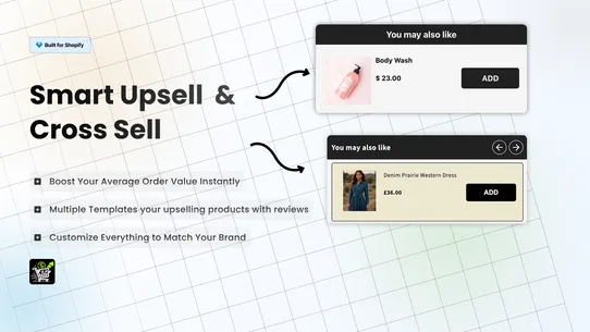 Oxify Slide Cart Drawer Upsell screenshot